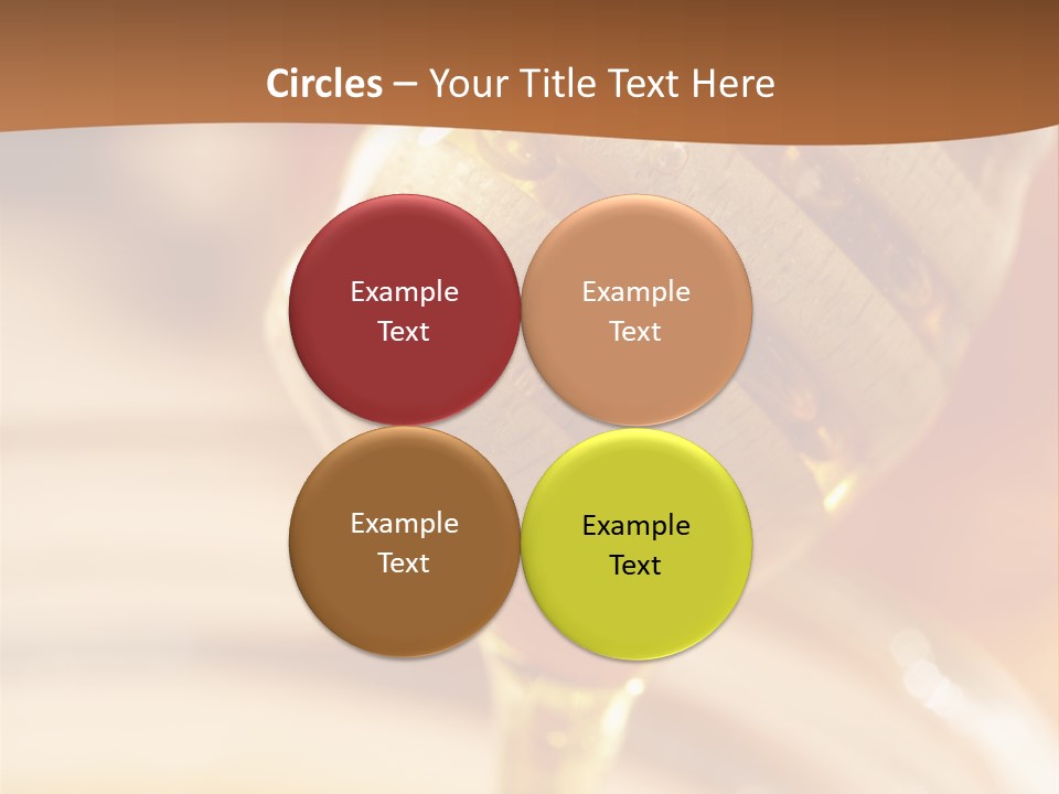 Wood Vitamin Pot PowerPoint Template