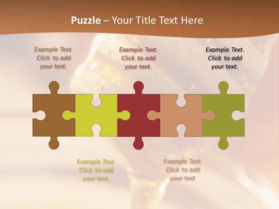 Wood Vitamin Pot PowerPoint Template