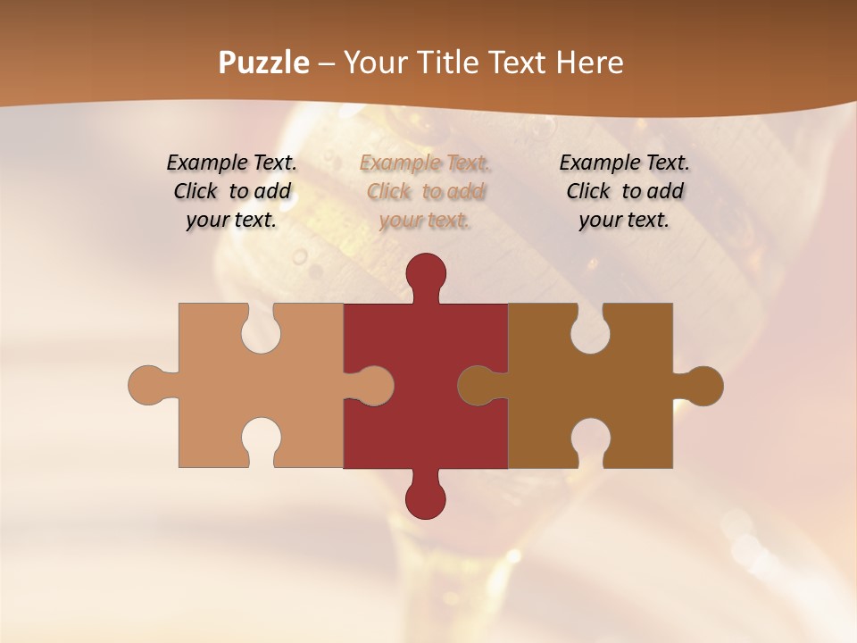 Wood Vitamin Pot PowerPoint Template