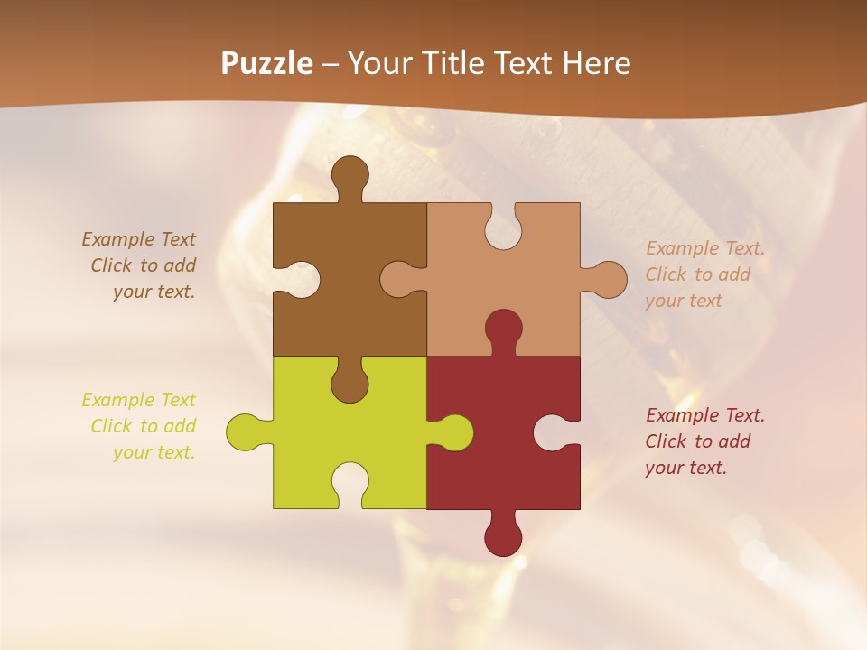 Wood Vitamin Pot PowerPoint Template