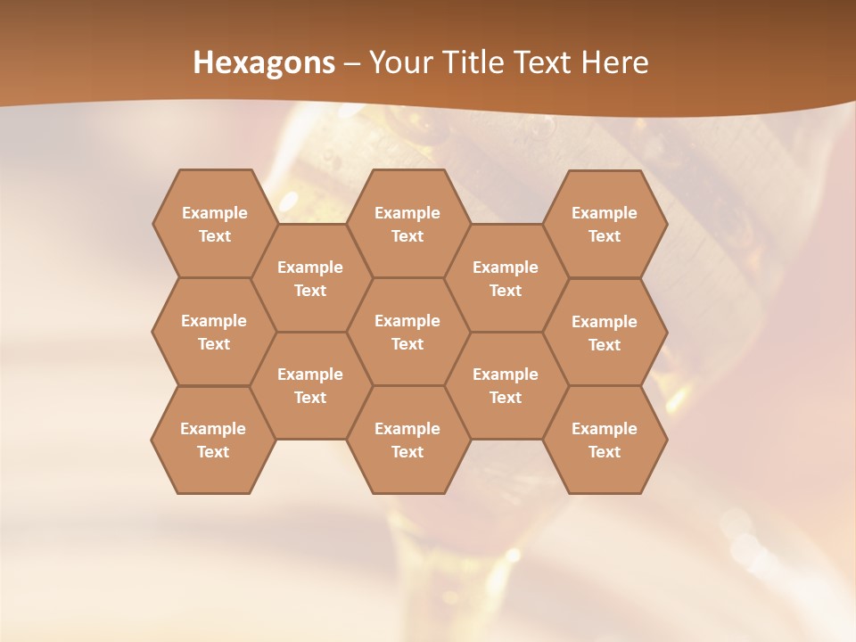 Wood Vitamin Pot PowerPoint Template