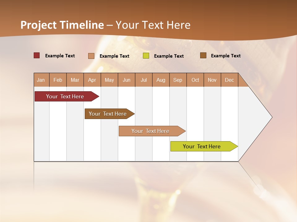 Wood Vitamin Pot PowerPoint Template