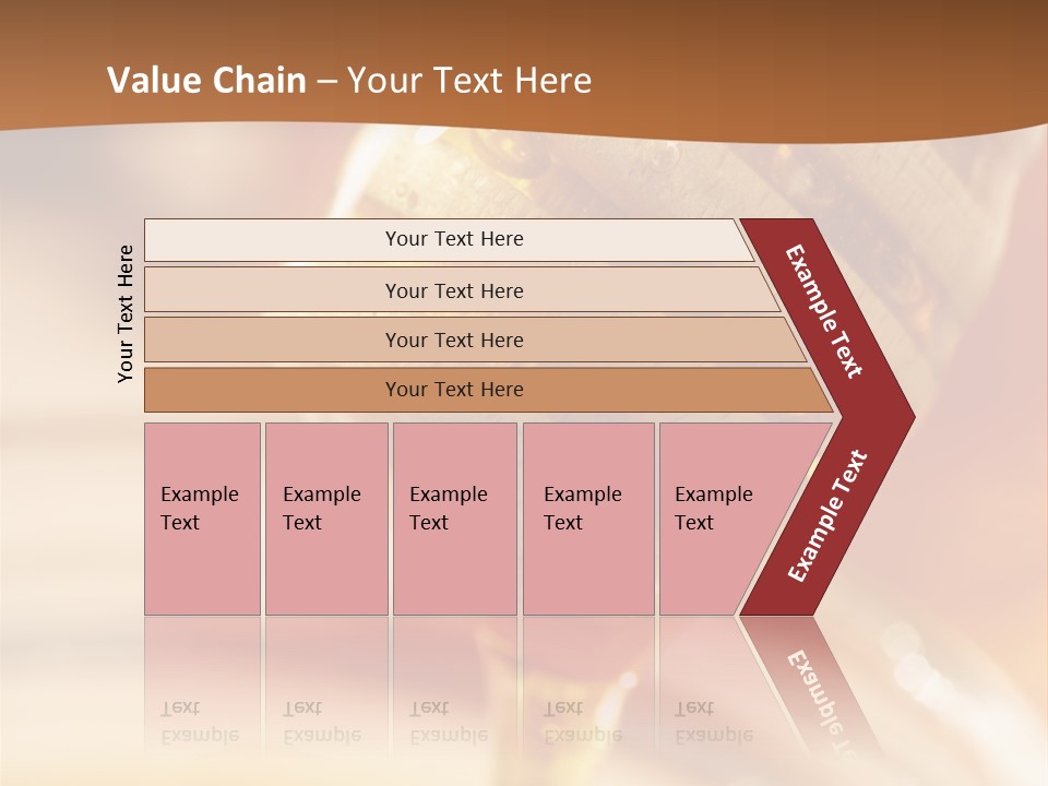 Wood Vitamin Pot PowerPoint Template