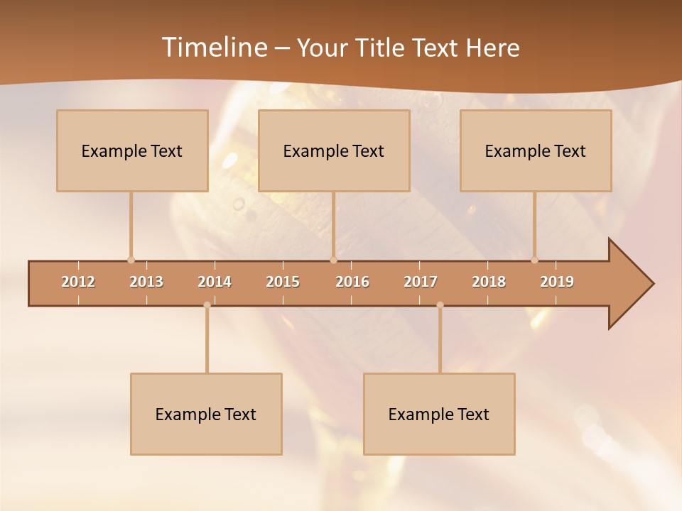 Wood Vitamin Pot PowerPoint Template