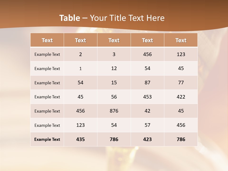 Wood Vitamin Pot PowerPoint Template