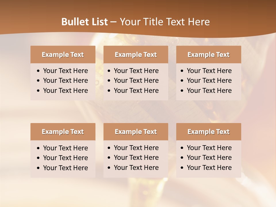 Wood Vitamin Pot PowerPoint Template
