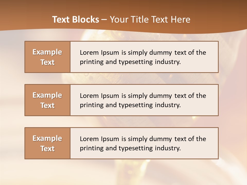 Wood Vitamin Pot PowerPoint Template