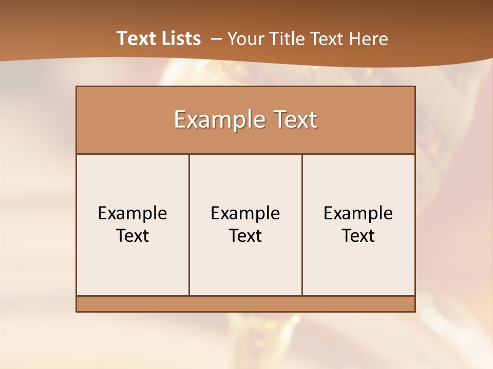 Wood Vitamin Pot PowerPoint Template
