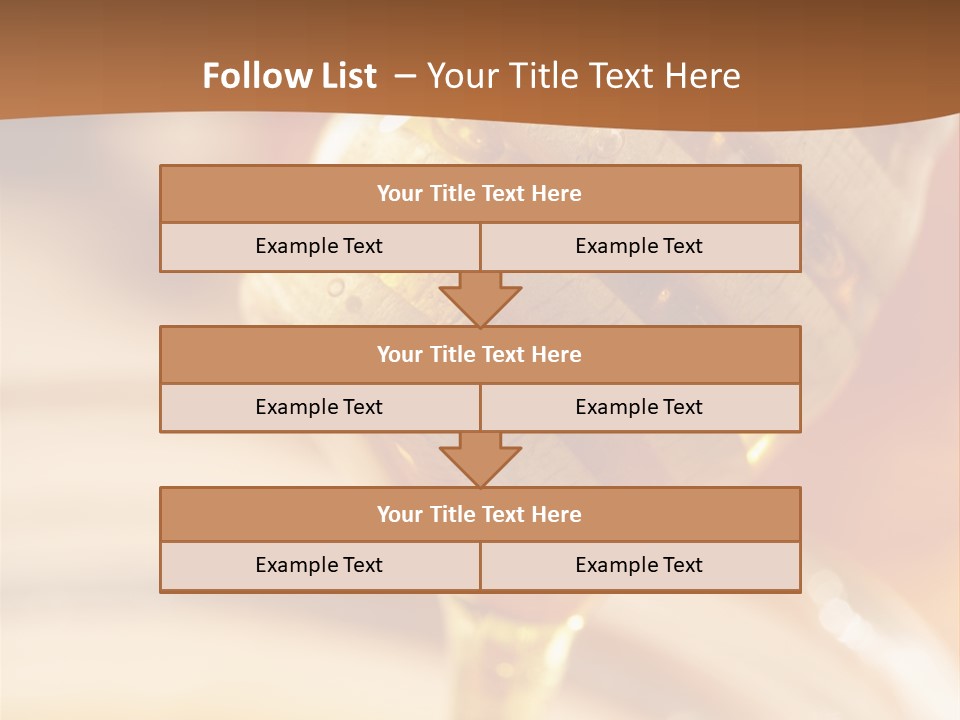 Wood Vitamin Pot PowerPoint Template