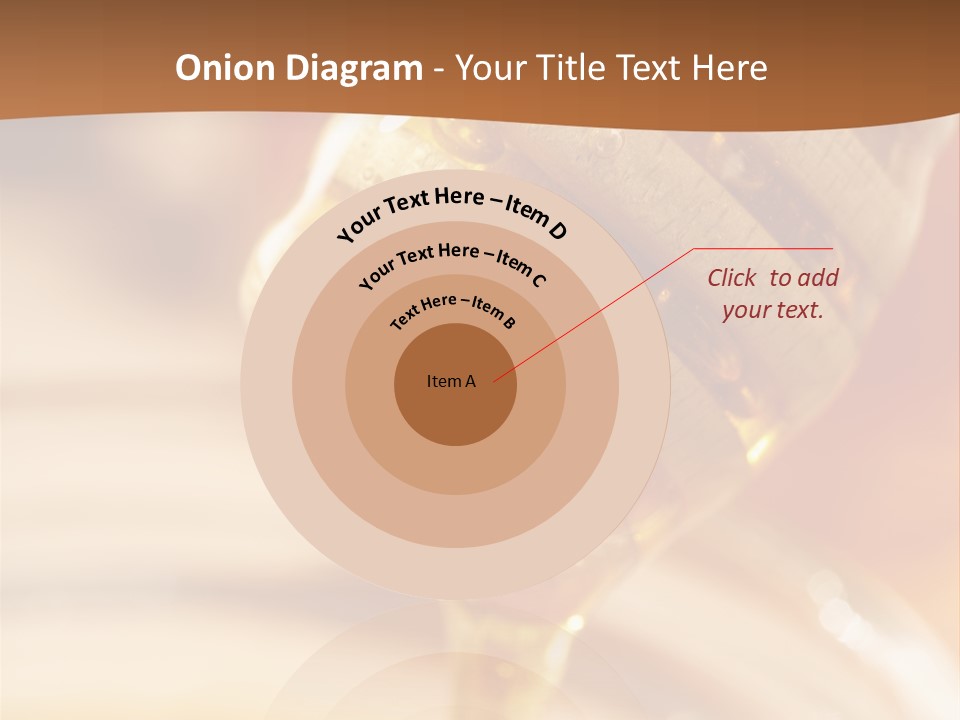 Wood Vitamin Pot PowerPoint Template
