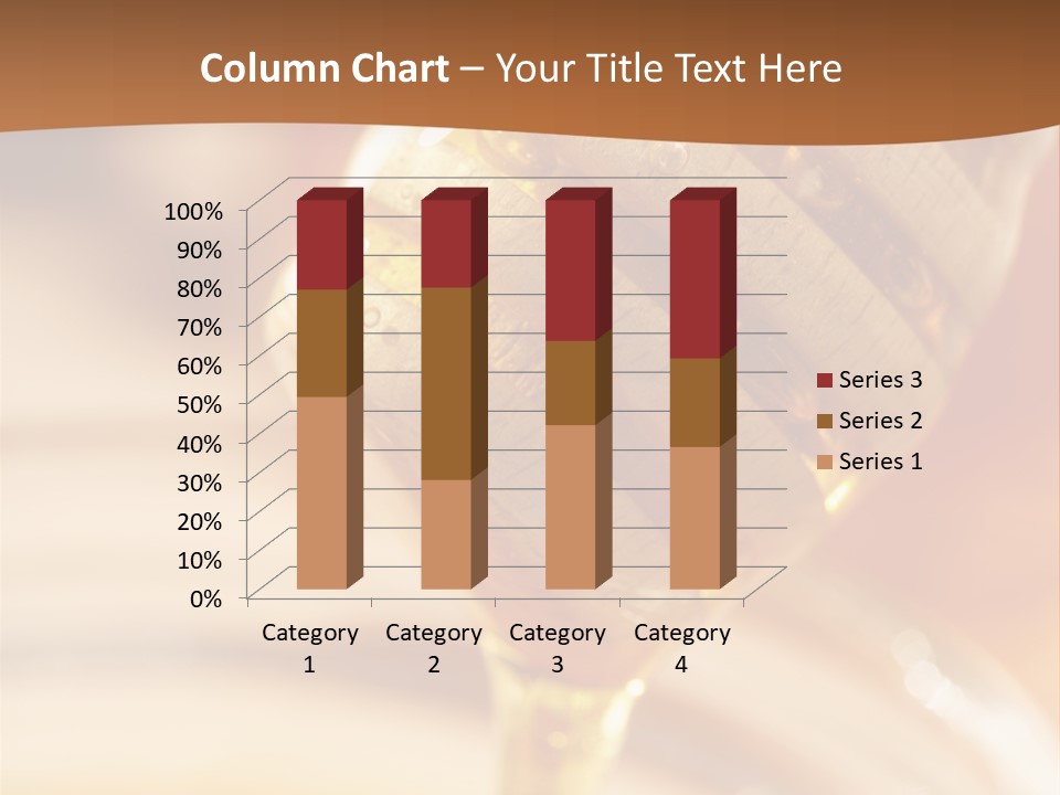 Wood Vitamin Pot PowerPoint Template