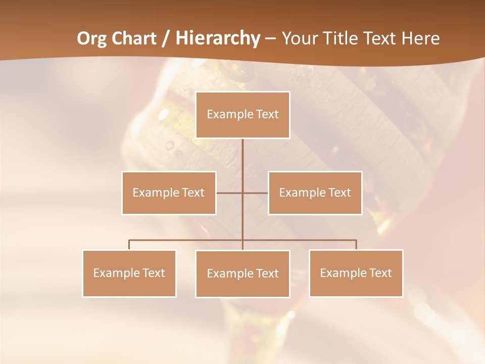Wood Vitamin Pot PowerPoint Template