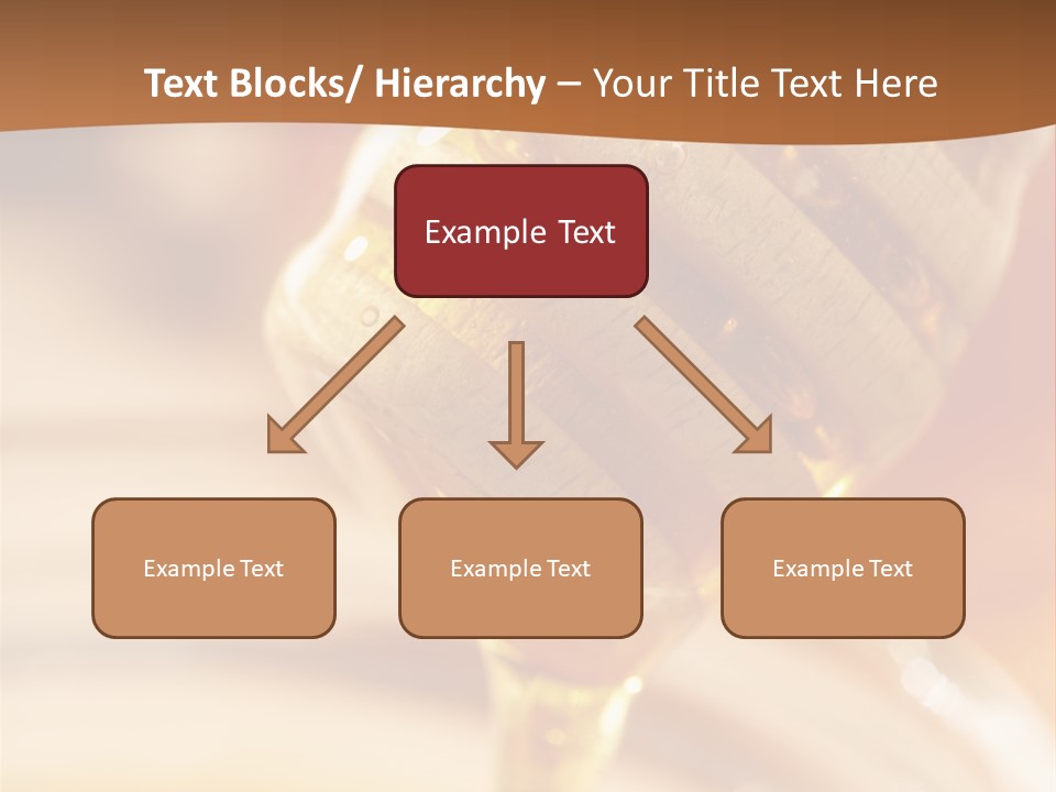 Wood Vitamin Pot PowerPoint Template