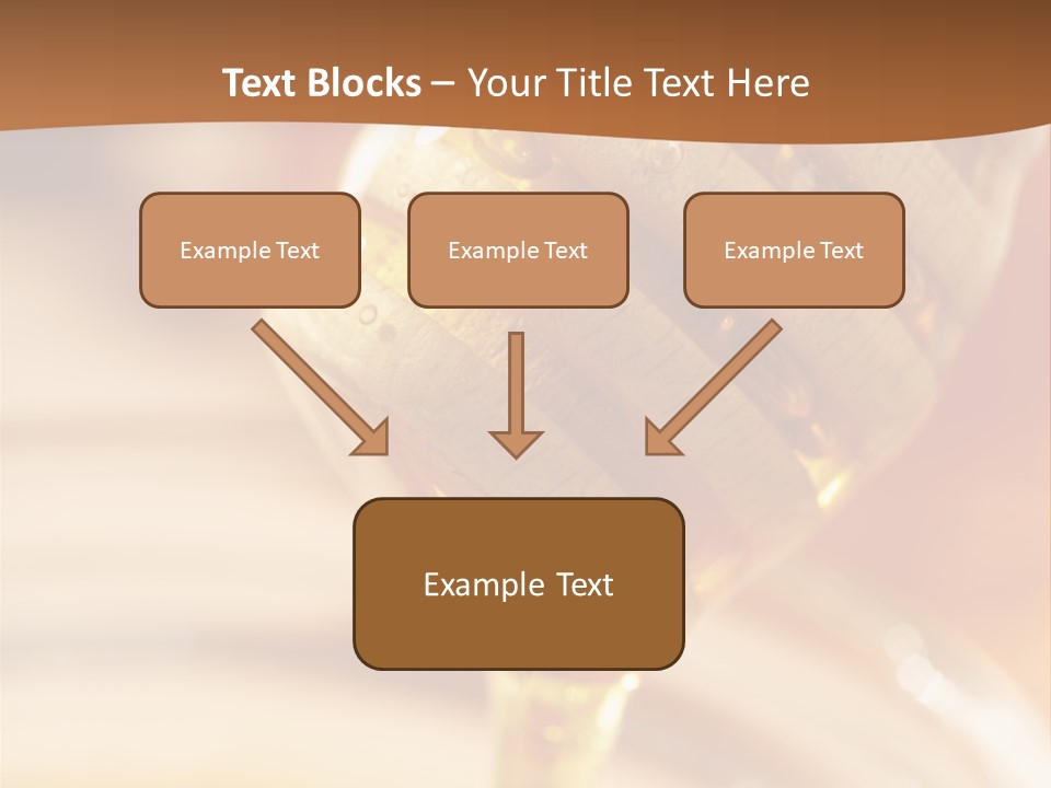 Wood Vitamin Pot PowerPoint Template