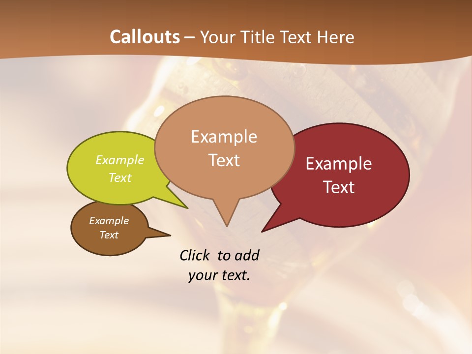 Wood Vitamin Pot PowerPoint Template