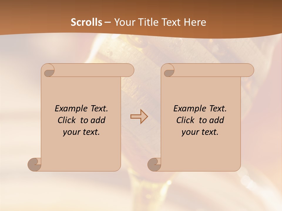 Wood Vitamin Pot PowerPoint Template