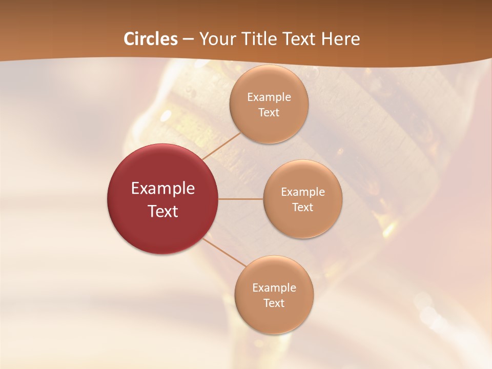 Wood Vitamin Pot PowerPoint Template
