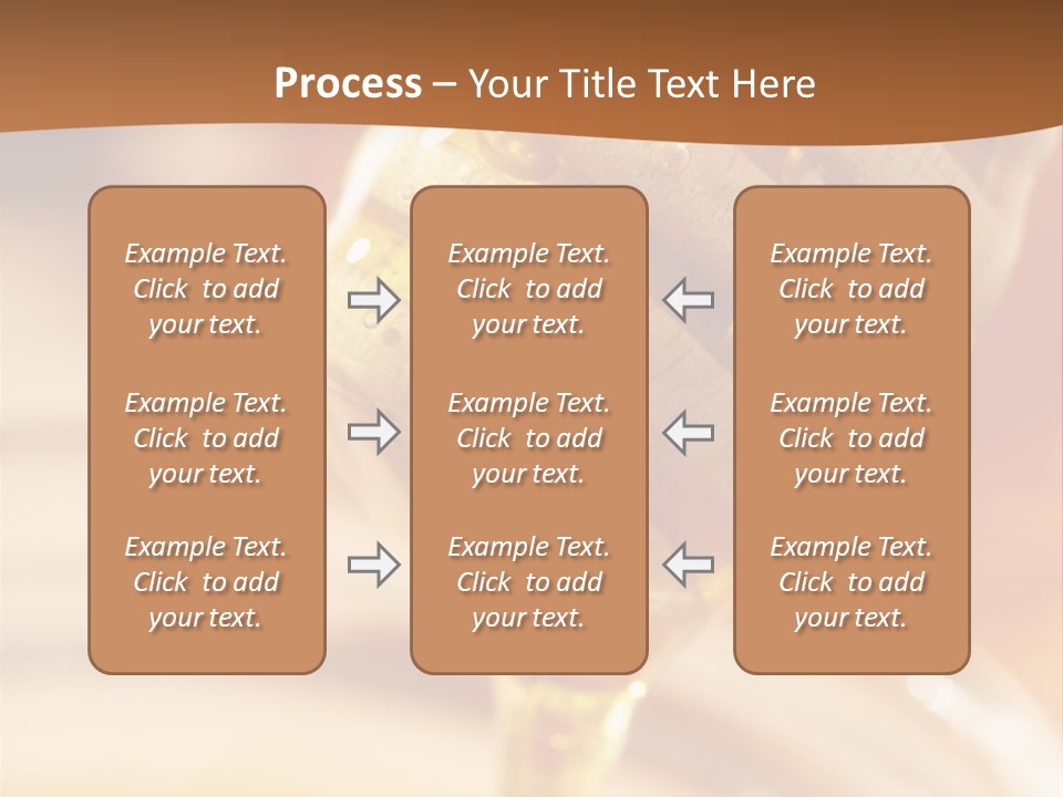 Wood Vitamin Pot PowerPoint Template