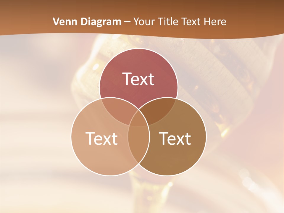 Wood Vitamin Pot PowerPoint Template