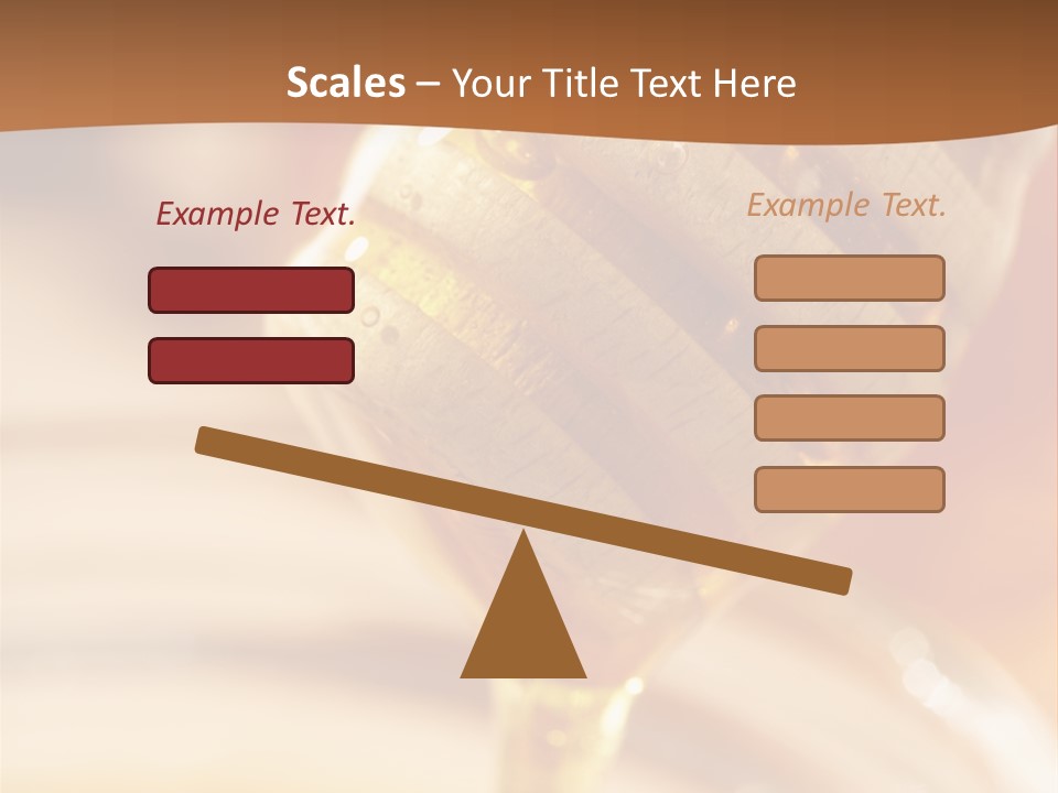 Wood Vitamin Pot PowerPoint Template