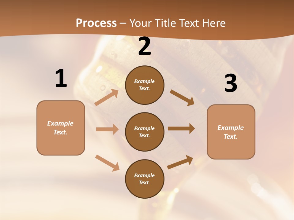Wood Vitamin Pot PowerPoint Template