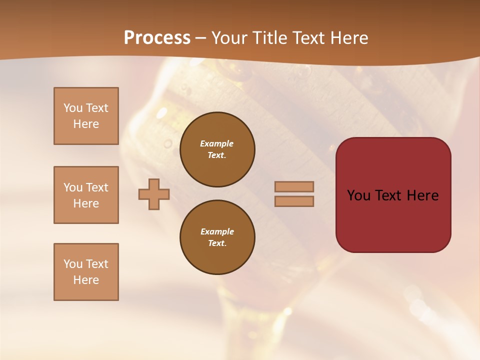 Wood Vitamin Pot PowerPoint Template