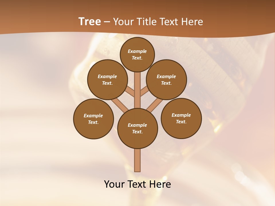 Wood Vitamin Pot PowerPoint Template