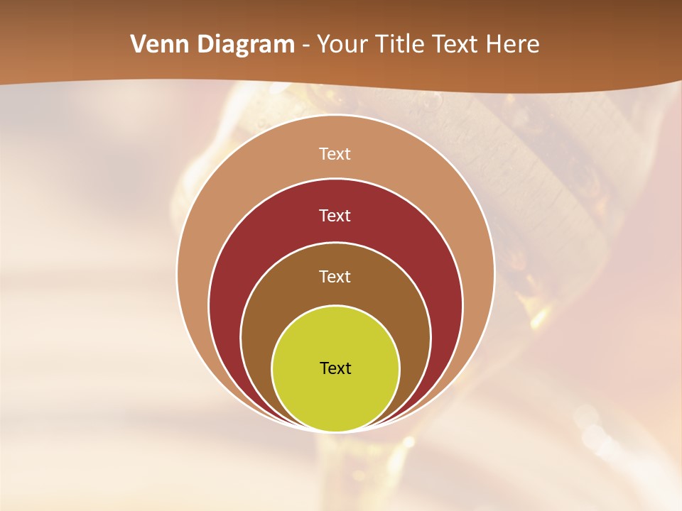 Wood Vitamin Pot PowerPoint Template