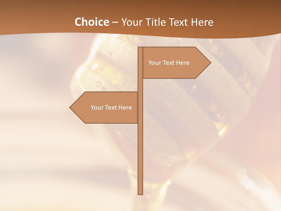 Wood Vitamin Pot PowerPoint Template