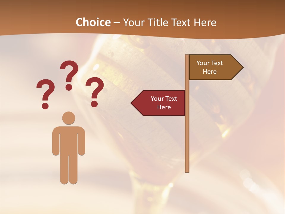 Wood Vitamin Pot PowerPoint Template