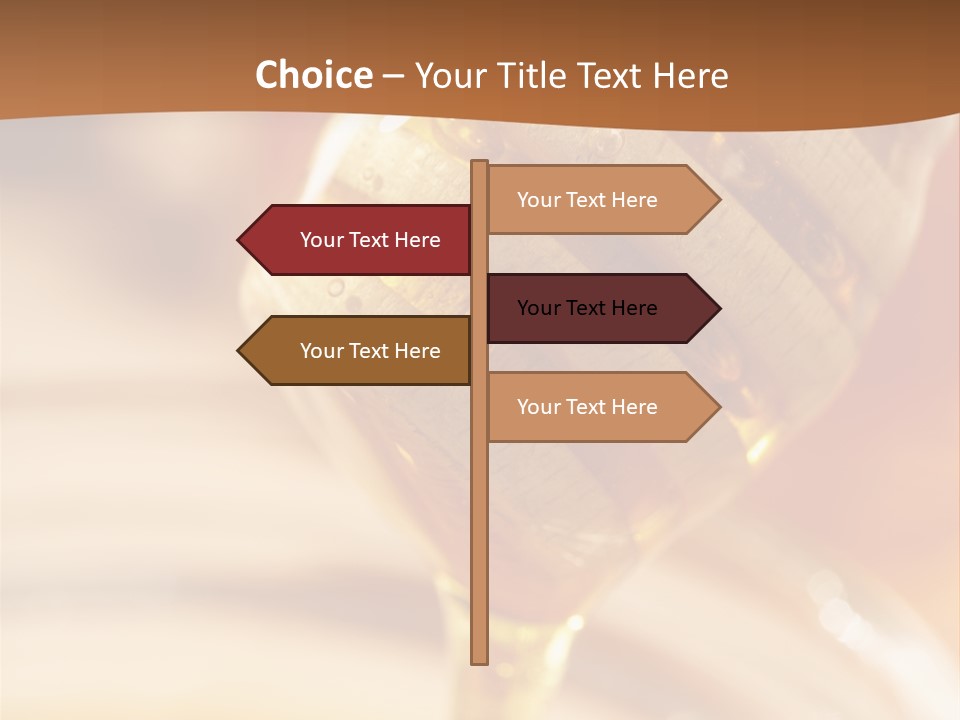 Wood Vitamin Pot PowerPoint Template