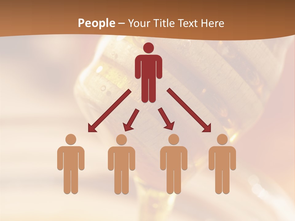 Wood Vitamin Pot PowerPoint Template