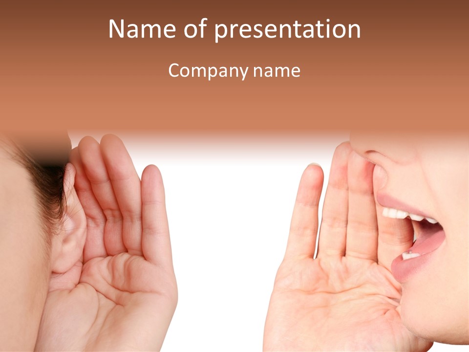 Two Women Only PowerPoint Template