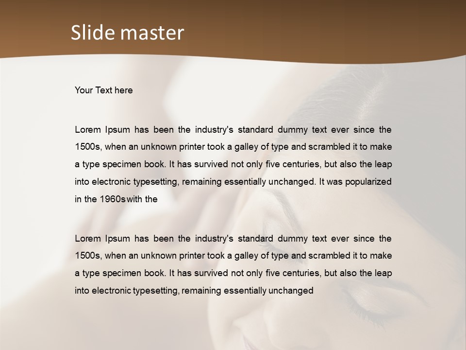 Cosmetics Beautiful Wellness PowerPoint Template