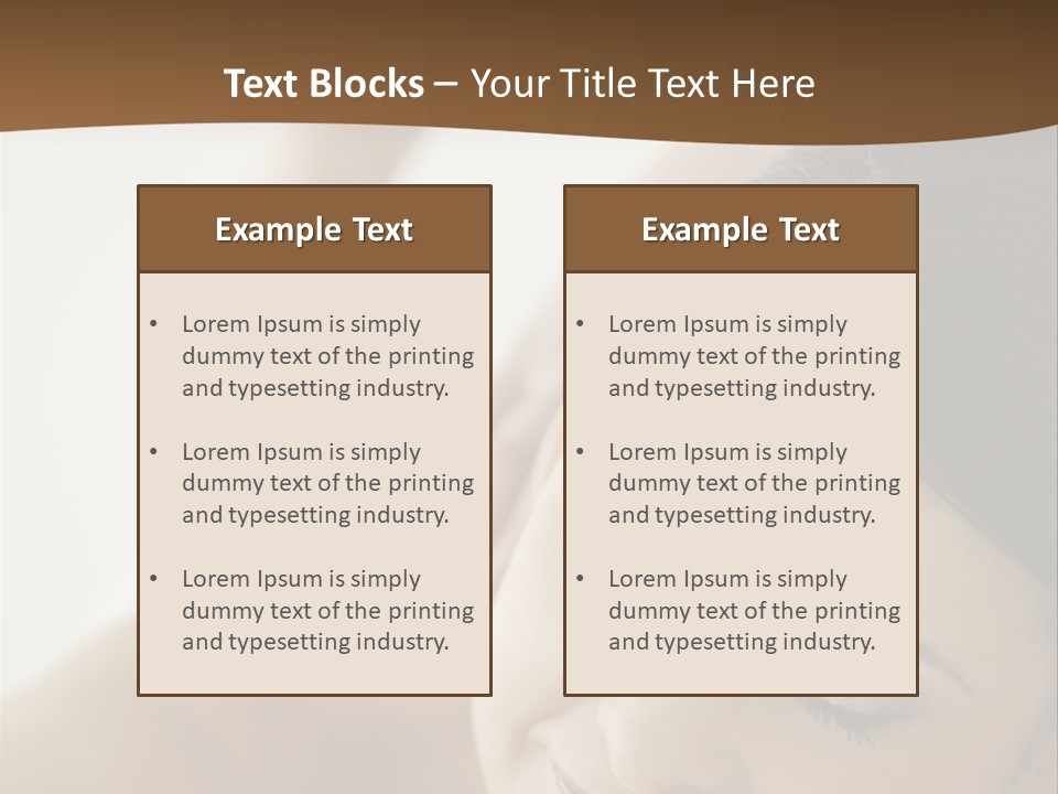 Cosmetics Beautiful Wellness PowerPoint Template
