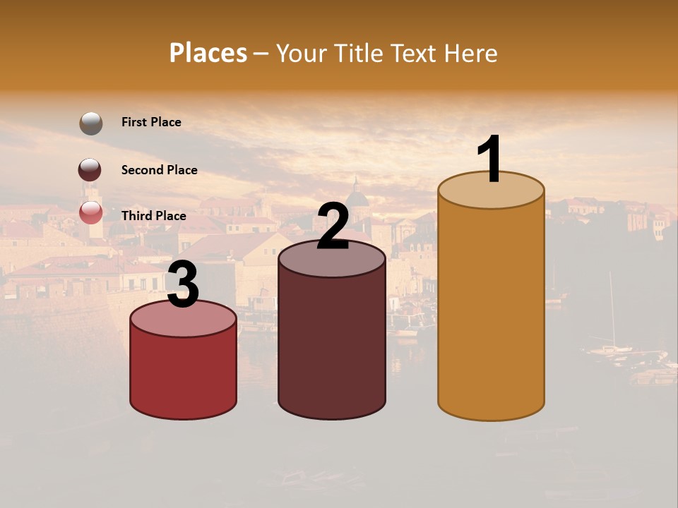 Boat Coastline Religion PowerPoint Template