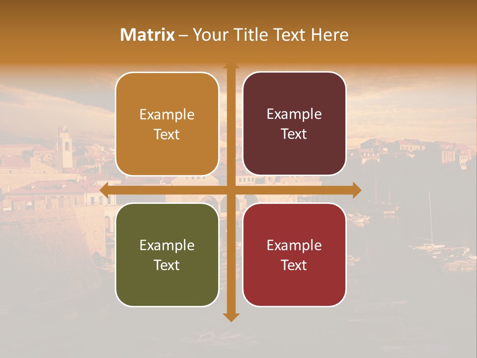 Boat Coastline Religion PowerPoint Template