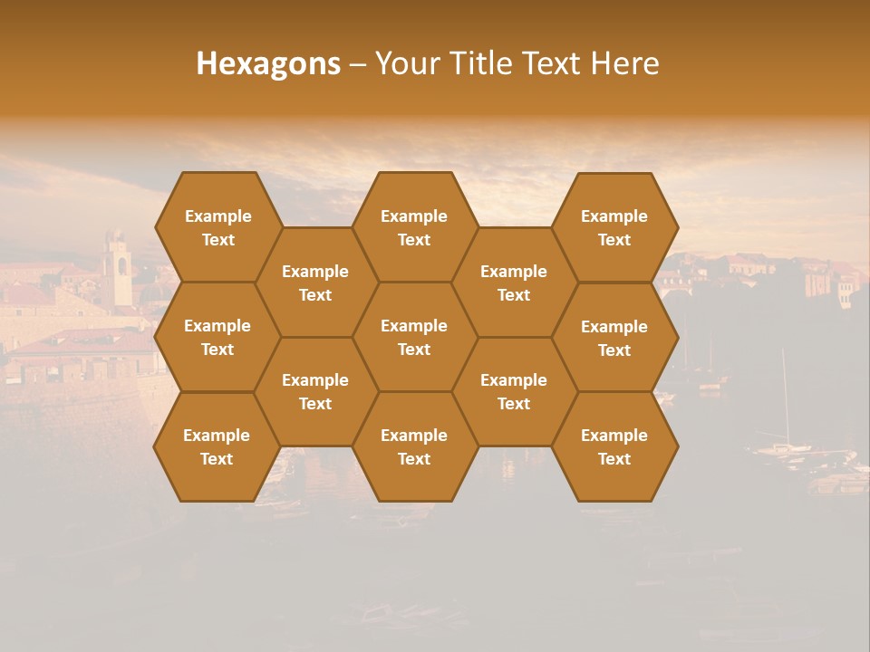 Boat Coastline Religion PowerPoint Template