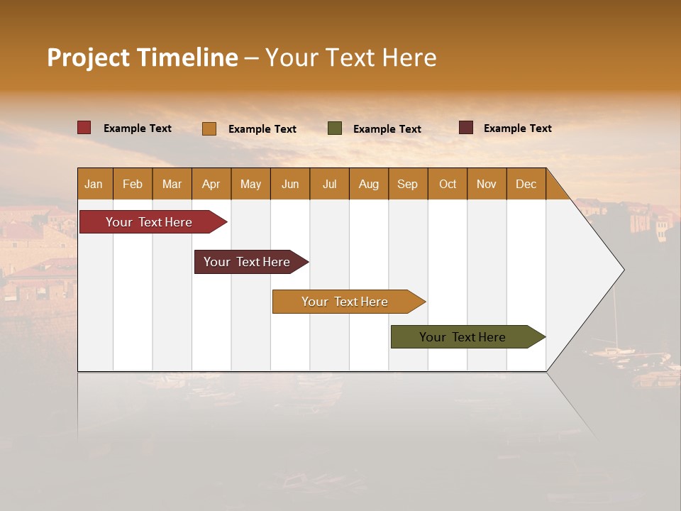 Boat Coastline Religion PowerPoint Template