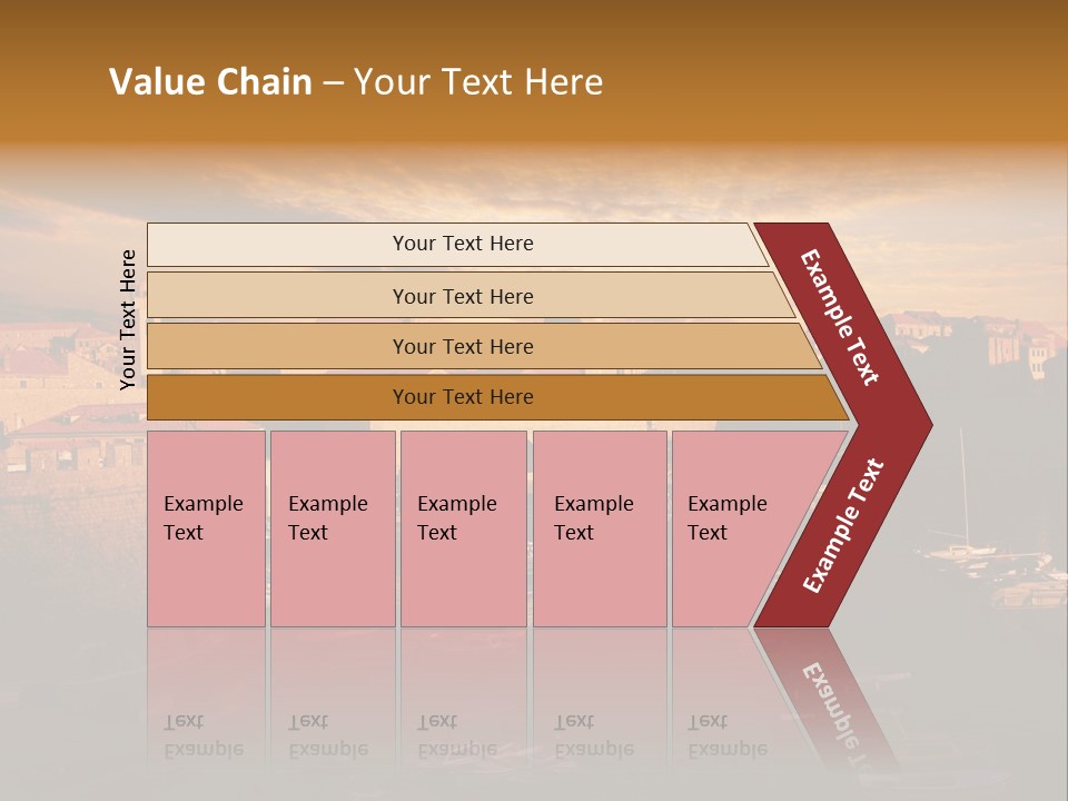 Boat Coastline Religion PowerPoint Template