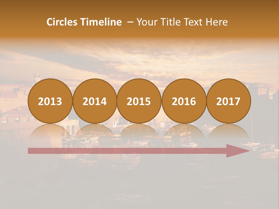 Boat Coastline Religion PowerPoint Template