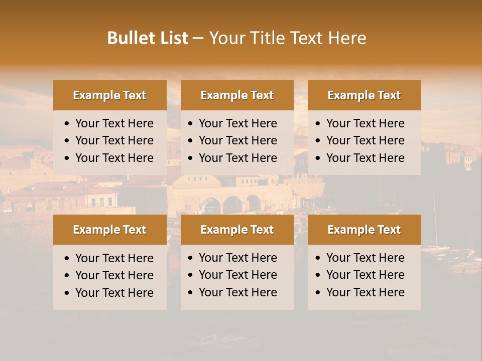 Boat Coastline Religion PowerPoint Template