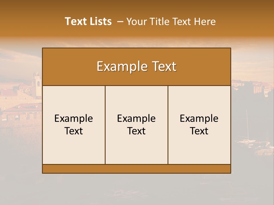 Boat Coastline Religion PowerPoint Template