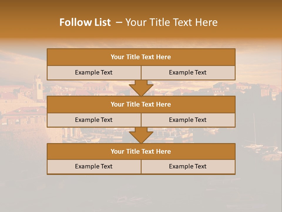 Boat Coastline Religion PowerPoint Template