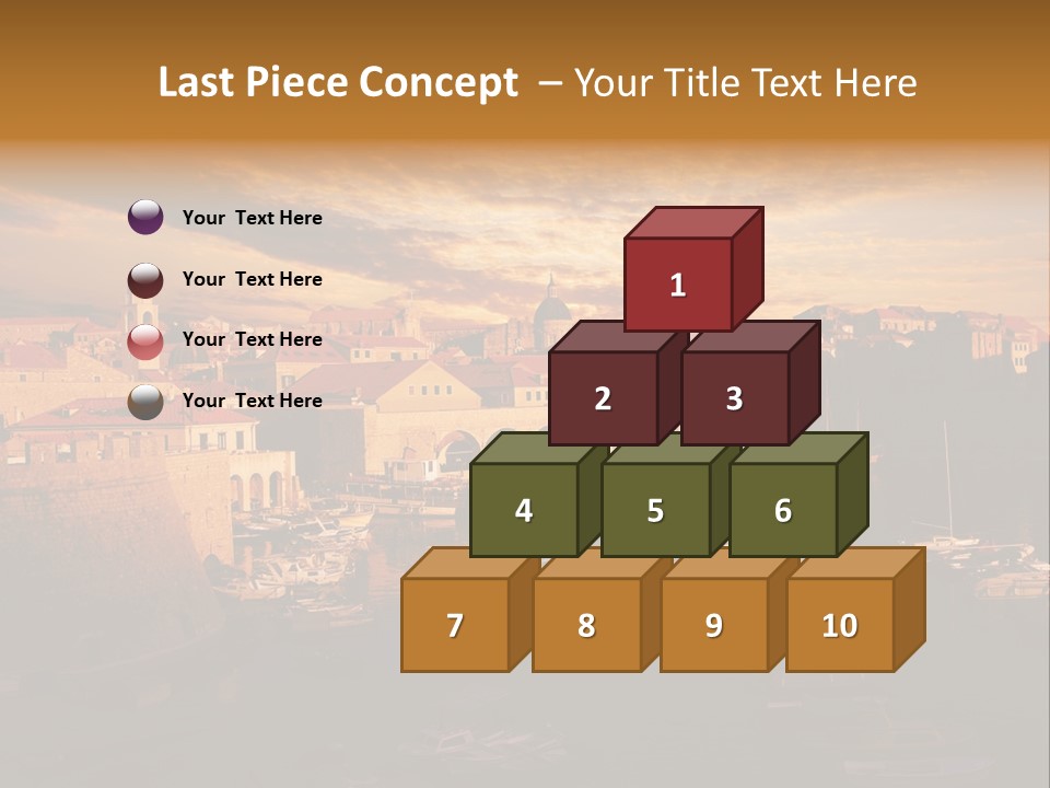 Boat Coastline Religion PowerPoint Template