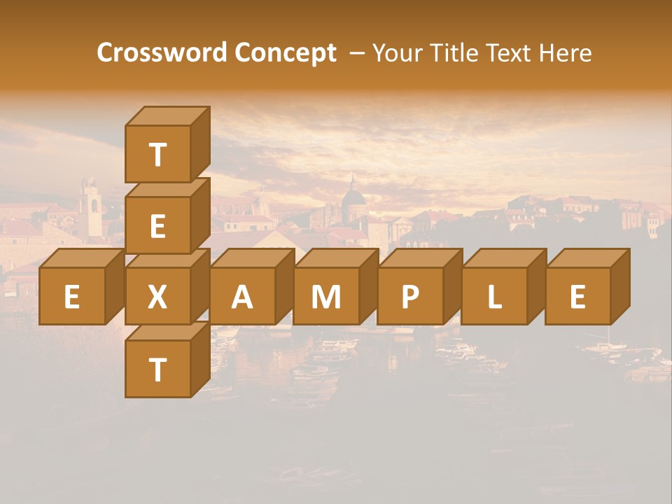 Boat Coastline Religion PowerPoint Template