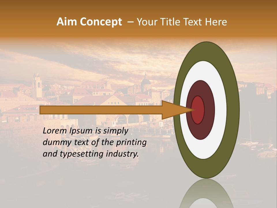 Boat Coastline Religion PowerPoint Template