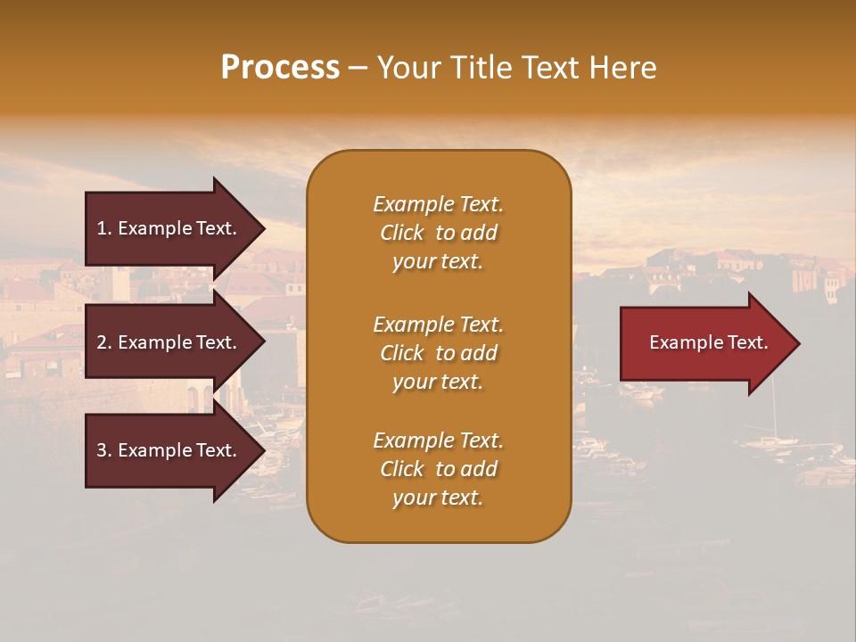 Boat Coastline Religion PowerPoint Template
