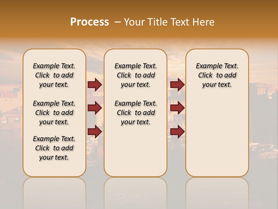 Boat Coastline Religion PowerPoint Template