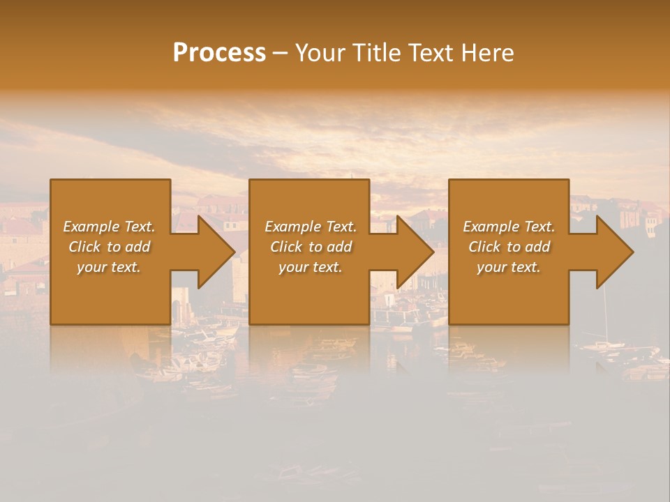 Boat Coastline Religion PowerPoint Template